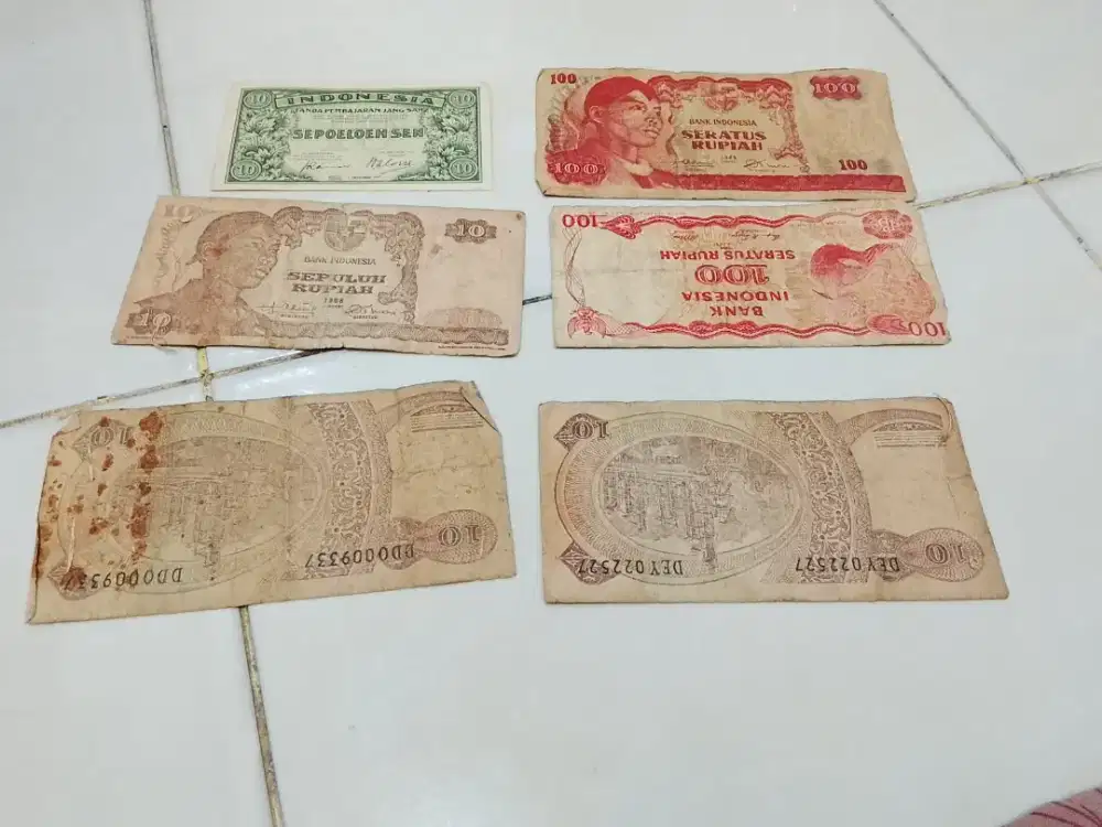 Jual uang kertas kuno