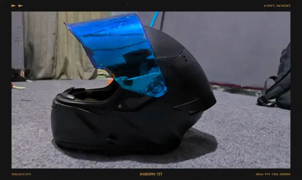 helm full face kyt ttc hitam doff