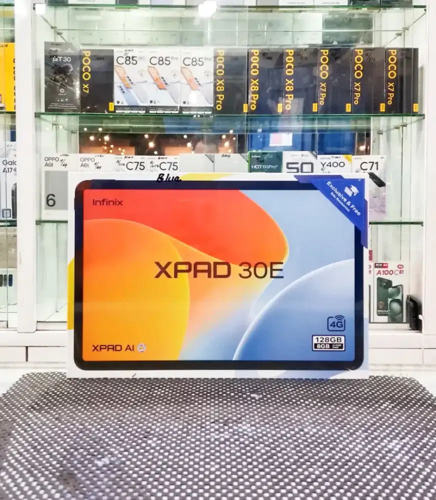 BARU...INFINIX XPAD 30E RAM 4+4/128 SEGEL/GARANSI RESMI.