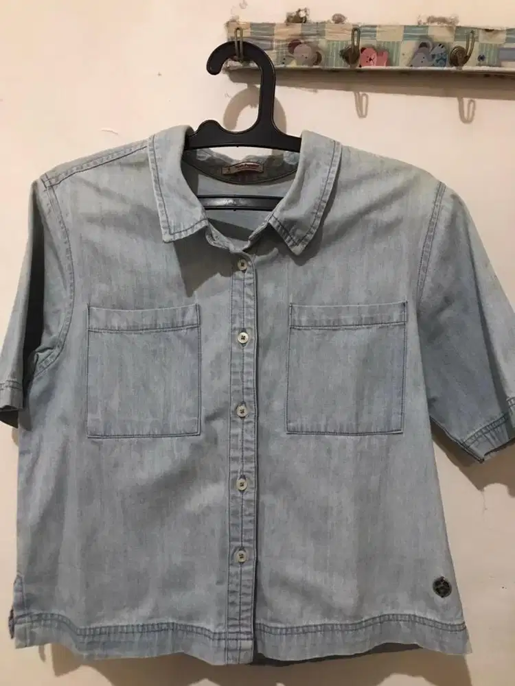 Hush Puppies Denim Shirt Size S