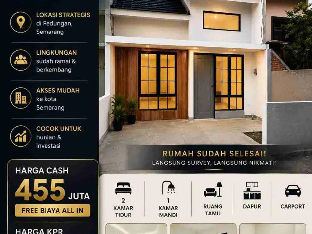 rumah baru Redi stok aman untuk anda