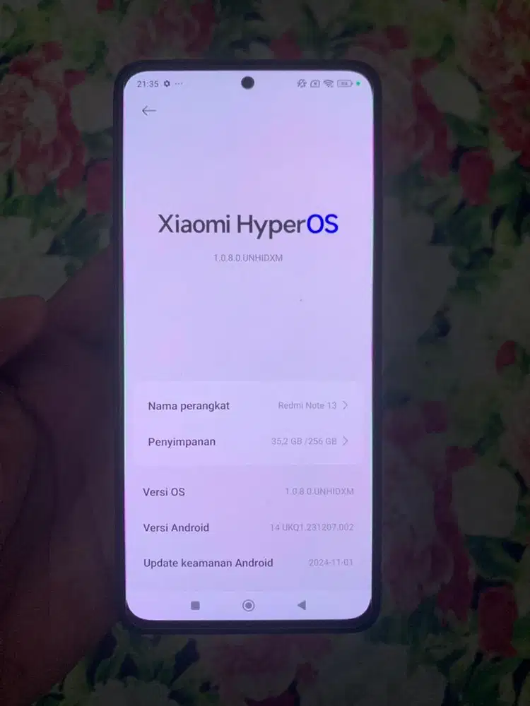 Xiaomi redmi note 13 (simak deskripsi)