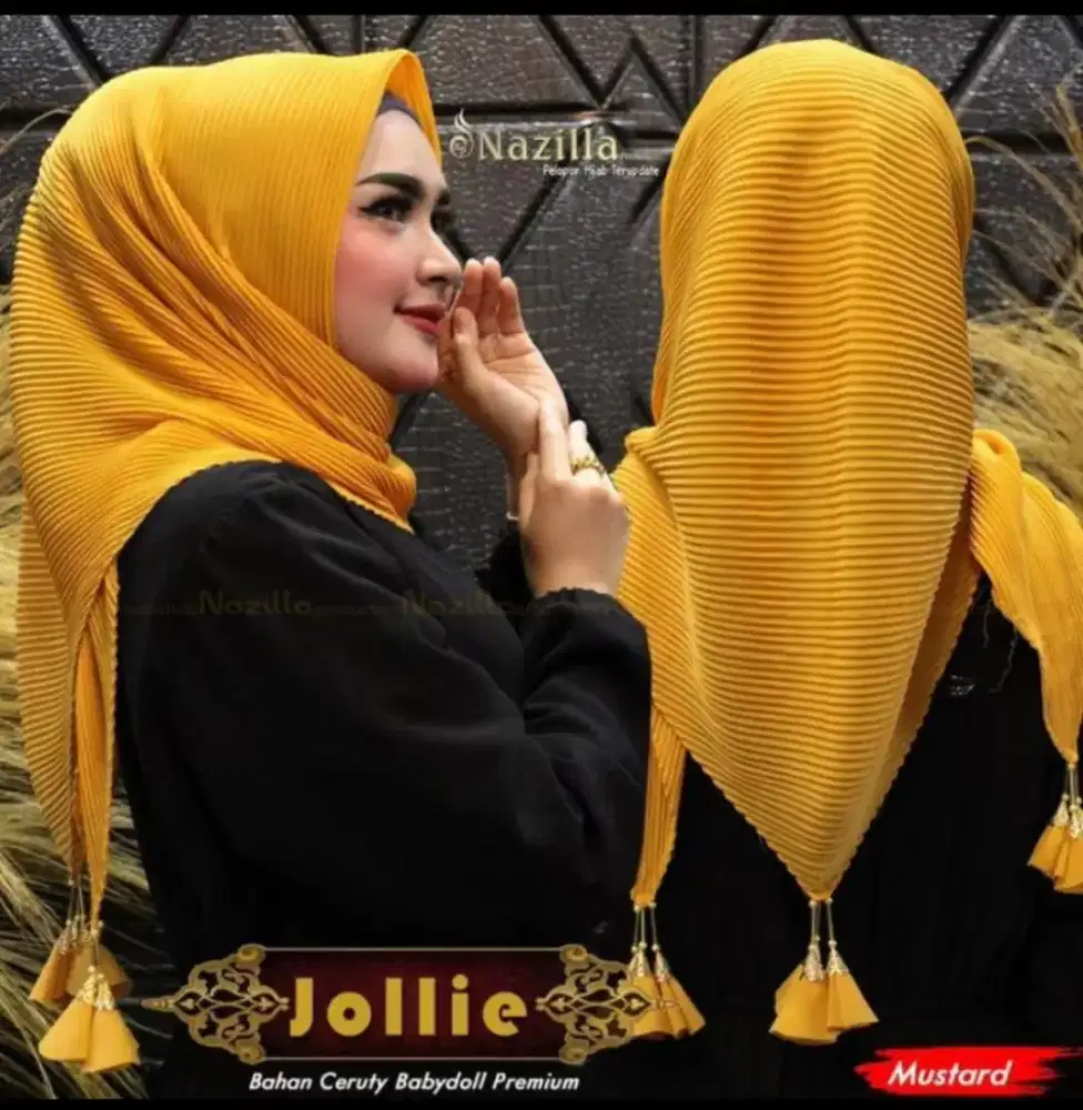 Di jual hijab segi 4