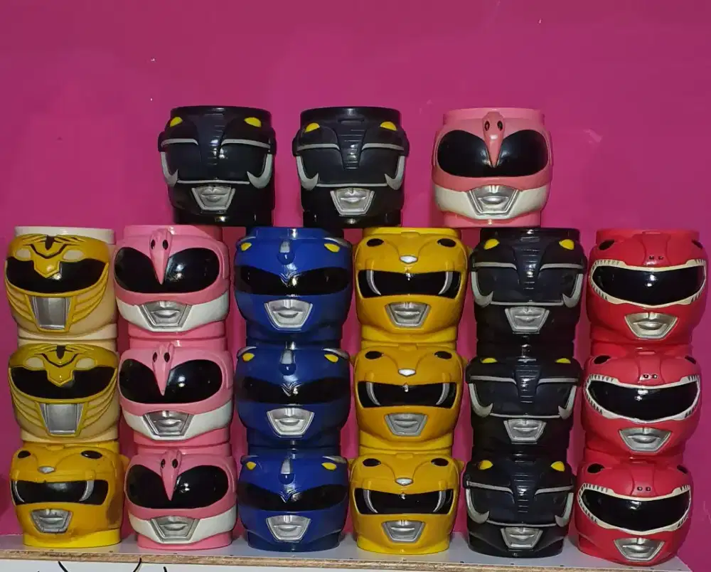 Mug gelas power ranger