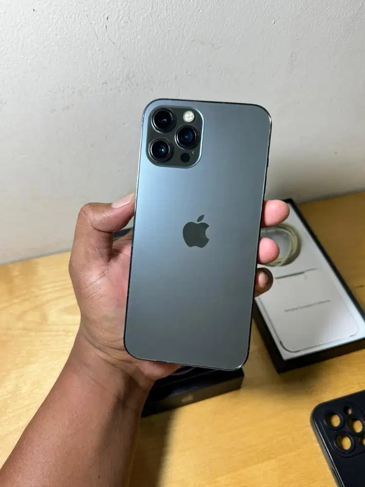 iPhone 12 Pro Max 128GB inter All Operator No Minus Fullset Murah
