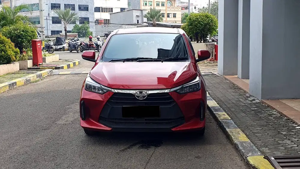 Toyota Agya 1.2 G CVT Facelift AT Merah Metalik 2024 Like New Low KM