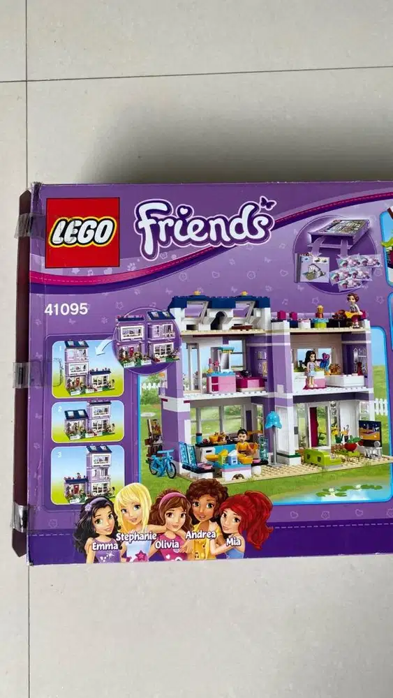 LEGO Friends 41095 Emma’s House Baru Belum Dirakit
