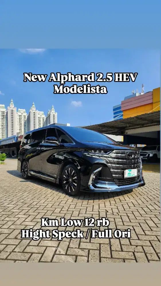 NEW ALPHARD 2.5 HEV MODELISTA 2024