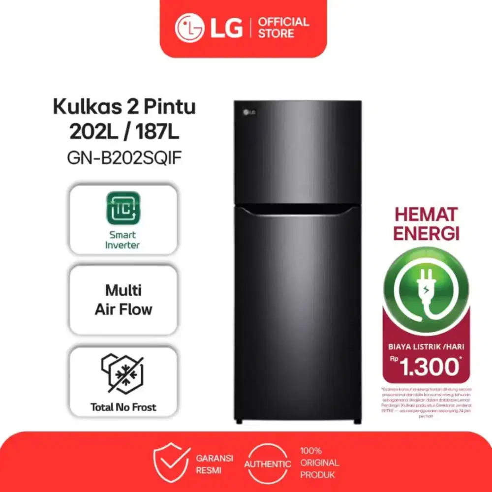 Di jual kulkas 2 pintu, pemakaian 2 bulan.