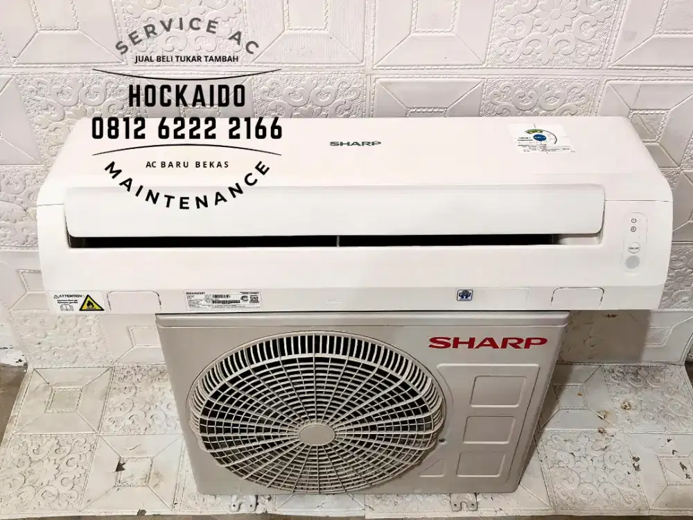 AC SHARP 1/2 PK LIKE NEW (TIPE TERBARU)