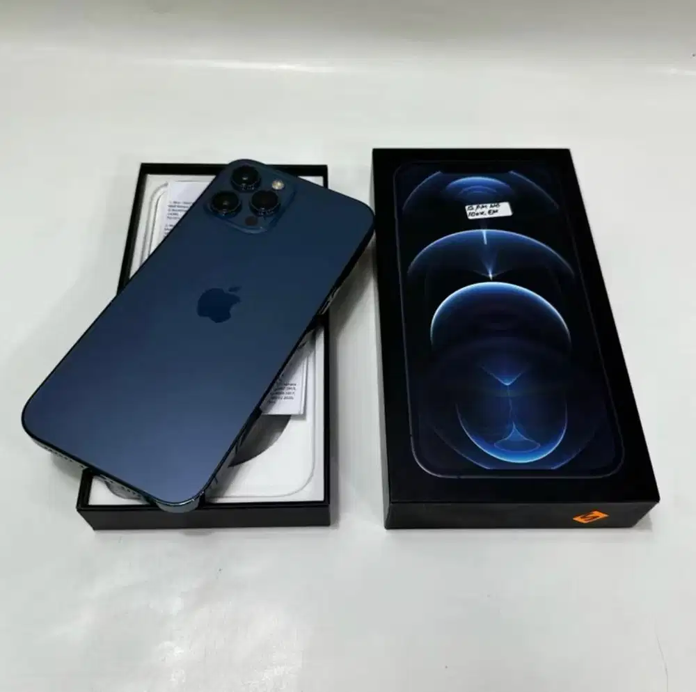 Iphone 12 pro max 256 gb all operator fullset mulus no minus