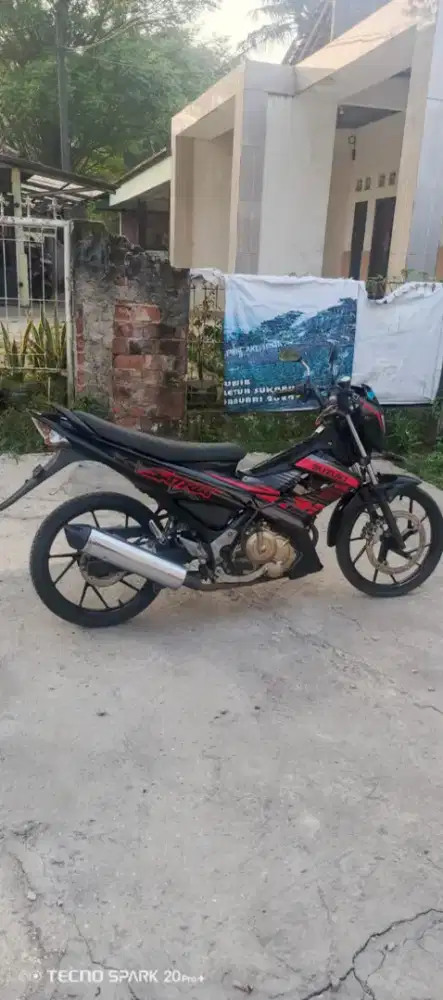 Satria Fu 2014 lengkap Mulus