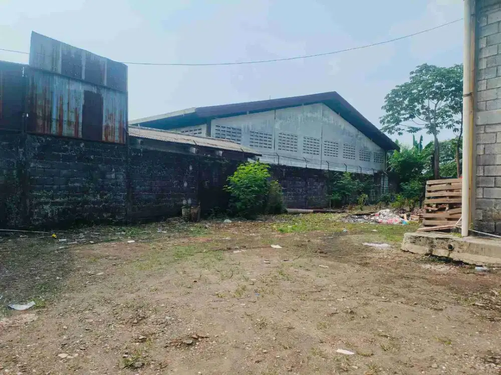 Disewakan Gudang Strategis dan Luas di Jalan Raya Kedung Halang Bogor Utara.