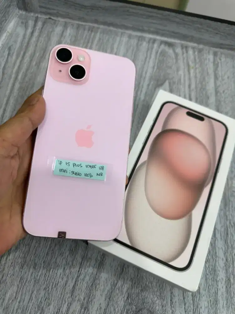 JUAL CEPAT IPHONE 15 PLUS 128GB ALL OPERATOR BH 100%