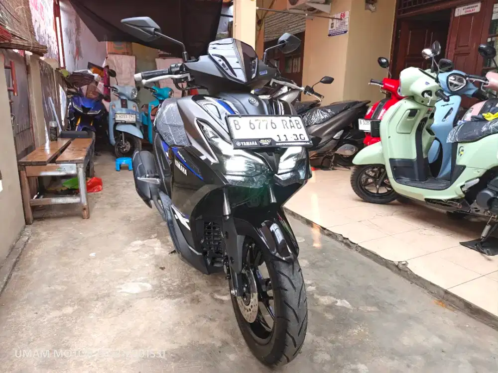 KM 4RB YAMAHA AEROX ALPHA 2025 BLN 11 BS TT 2024 DI CILEDUG HARGA PAS