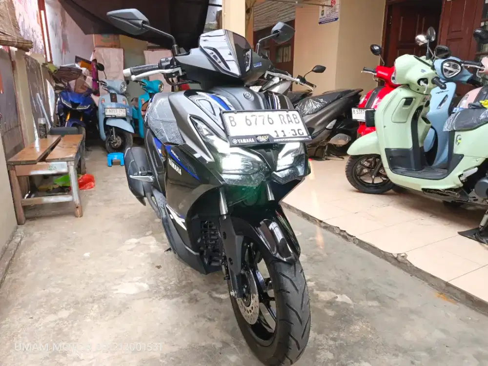 KM 4RB YAMAHA AEROX ALPHA 2025 BLN 11 BS TT 2024 DI CILEDUG HARGA PAS