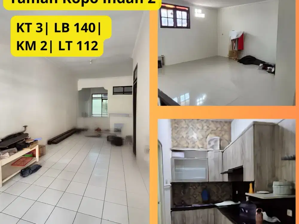 Disewakan Rumah Siap Huni di Taman Kopo Indah 2 Bandung 3 KT | LT 112 m² | LB 140 m²