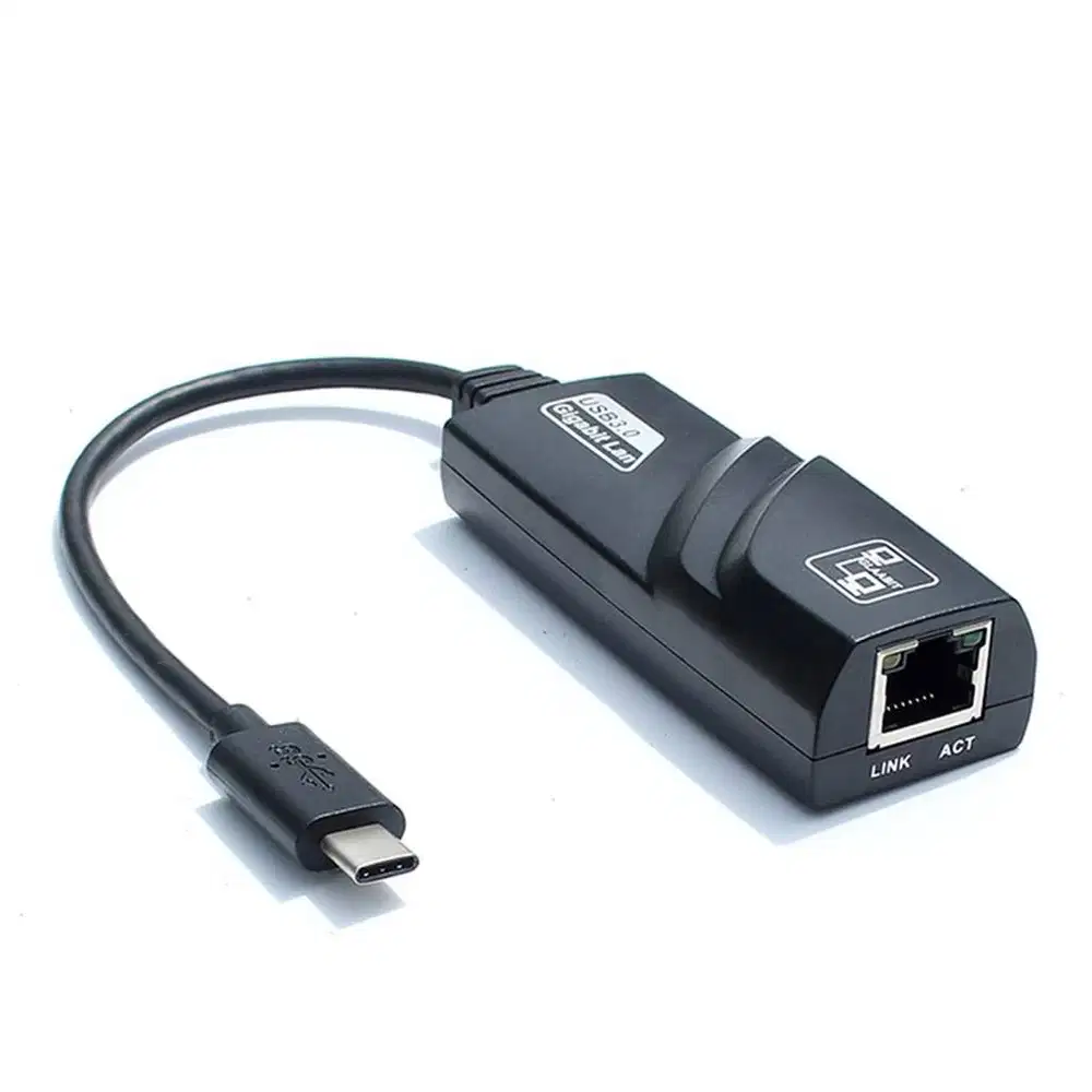 UTP Type C to Ethernet Adapter Type-C to RJ45 Gigabit Ethernet LAN UTP