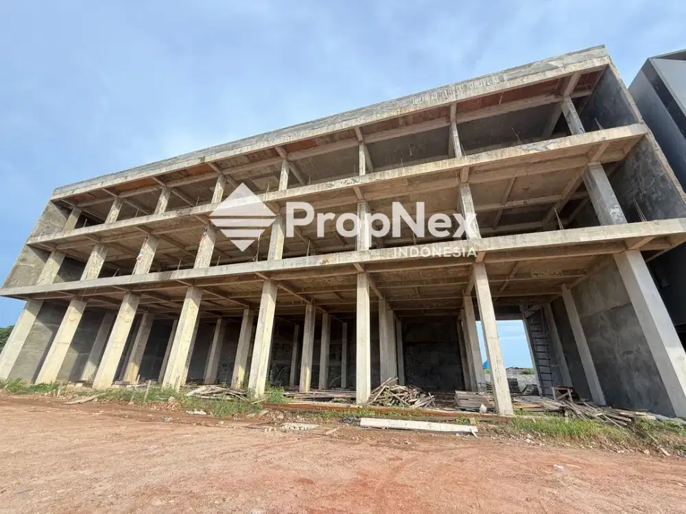 Dijual Ruko Gandeng 7 Unit Pondasi Hotel Pasir Putih Teluk Tering