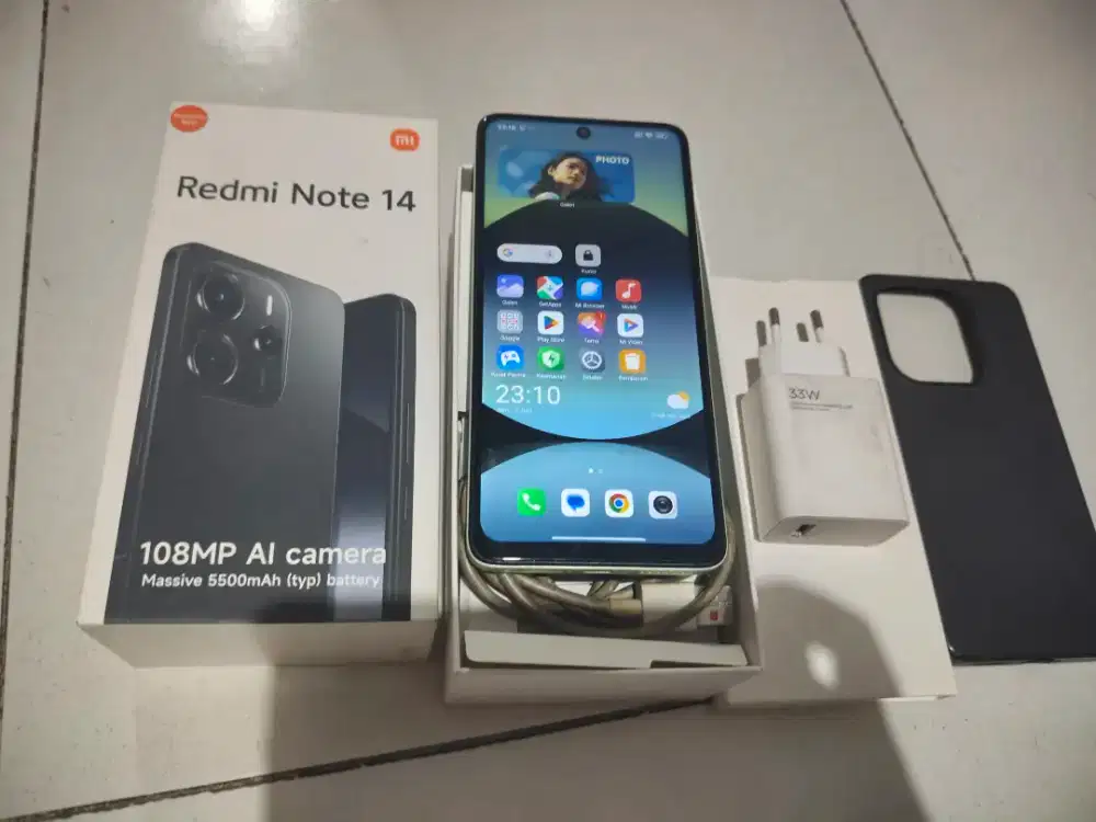 HP redmi note 14 4G fullset masih mulus