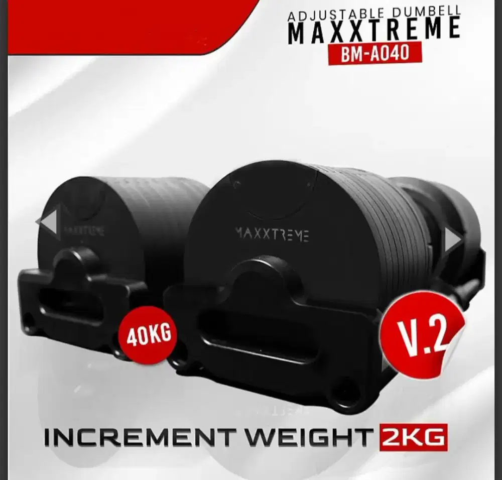 BODYMASTER MAXXTREME V2 BM-A040 40 KG-	1	Set