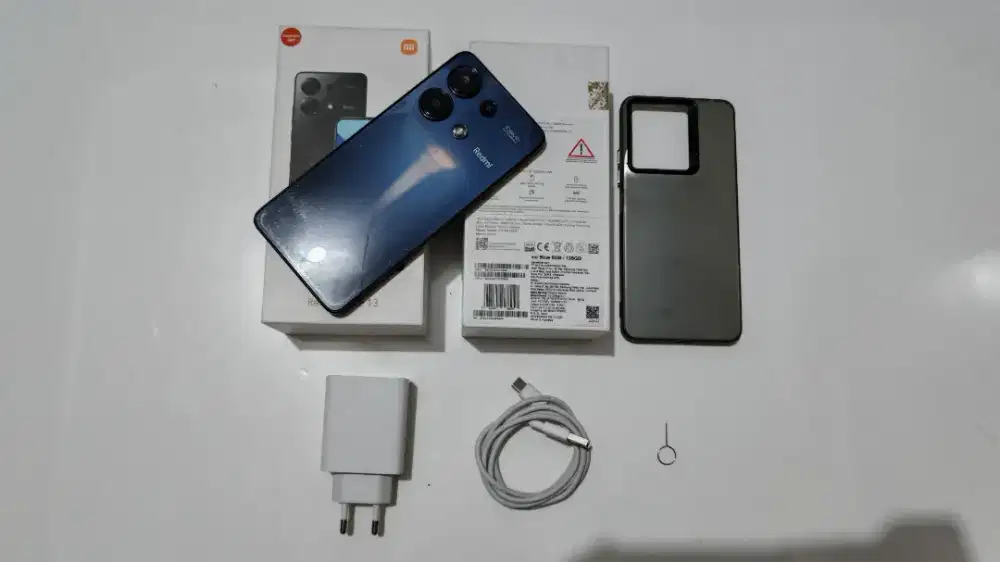 Redmi Note 13 4G 8/128 lengkap segel ttbt