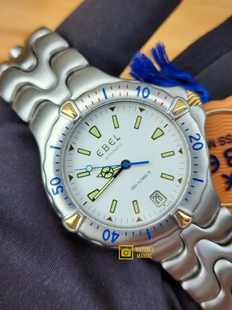 Jam Tangan Original Ebel Sportwave Diver Automatic Swiss Made Fullset