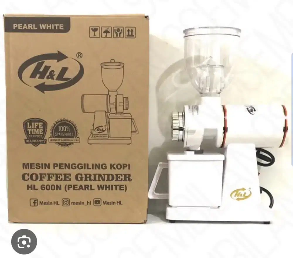 Grinder Penggiling Kopi 600N White
