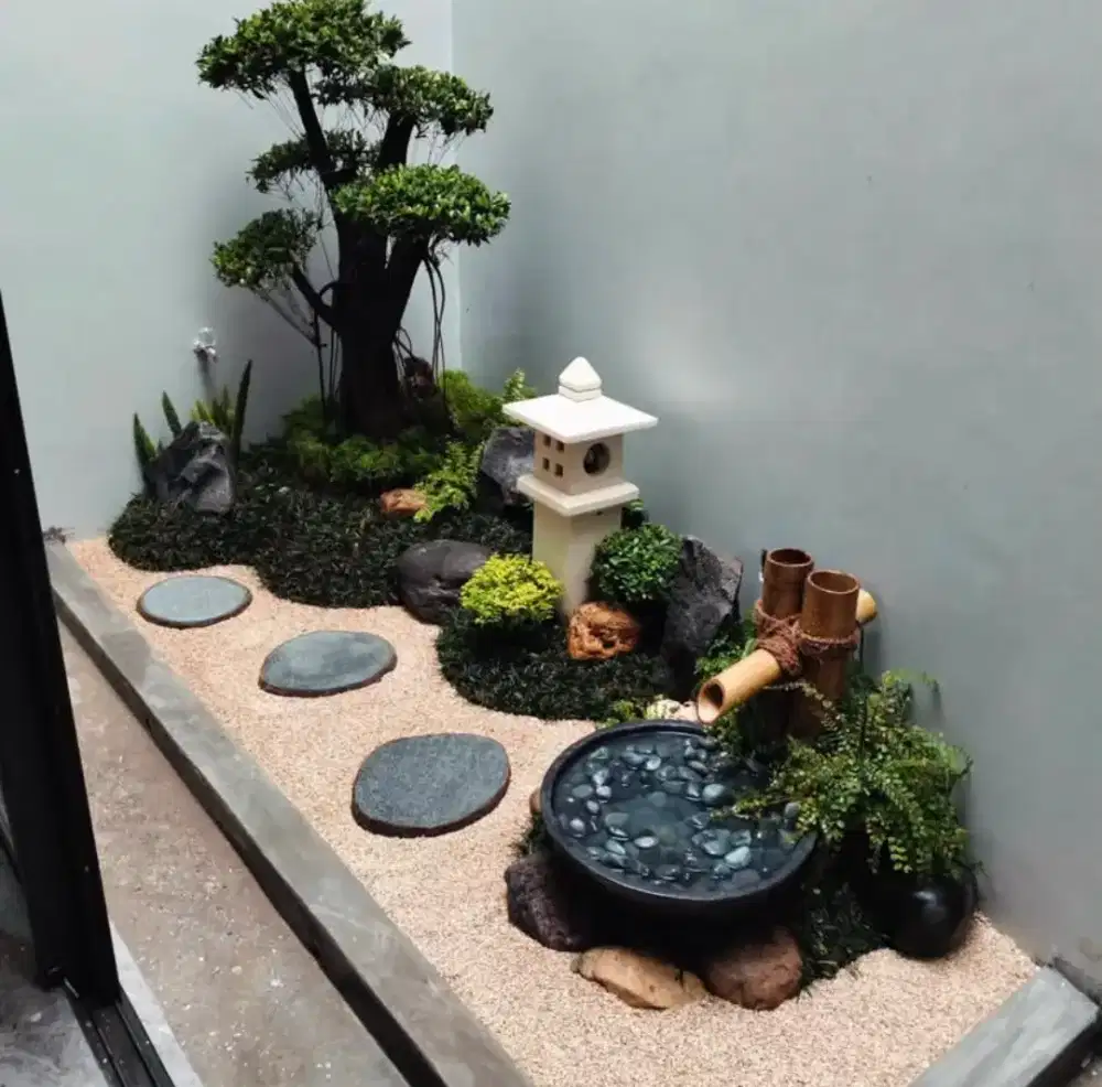 jasa pembuatan taman,mini garden,relief,dan tanaman