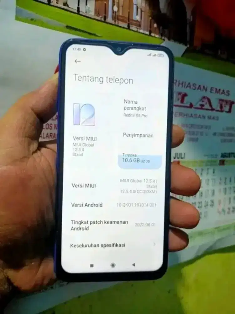 Redmi 8A pro ram 2/32 jaringan 4g