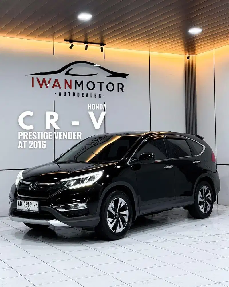 ISTIMEWA Plat AD! Honda CRV 2.4 Prestige Fender AT Tahun 2016