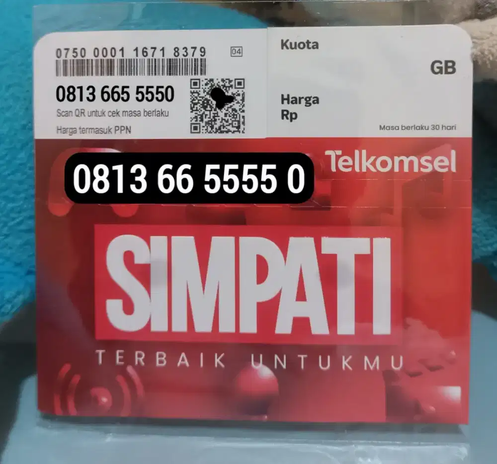 Kartu Perdana Simpati 11 Digit Nocan Double Kuartet