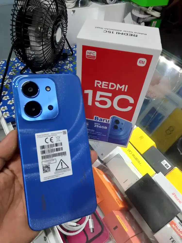 Redmi 15c ram 8/256GB Lengkap.masih bagus Mulus segell & Normall semua