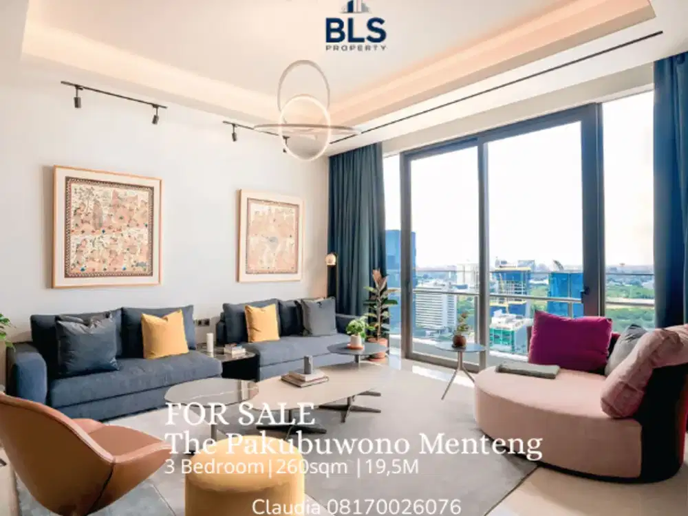 FOR SALE Apartment The Pakubuwono Menteng 3BR