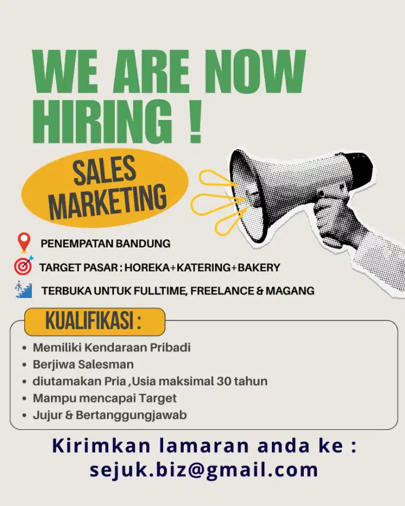 Sales Marketing HoReCa
