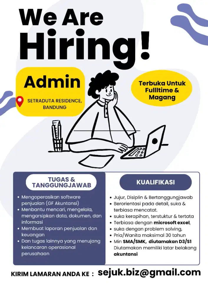 Lowongan Kerja : Admin