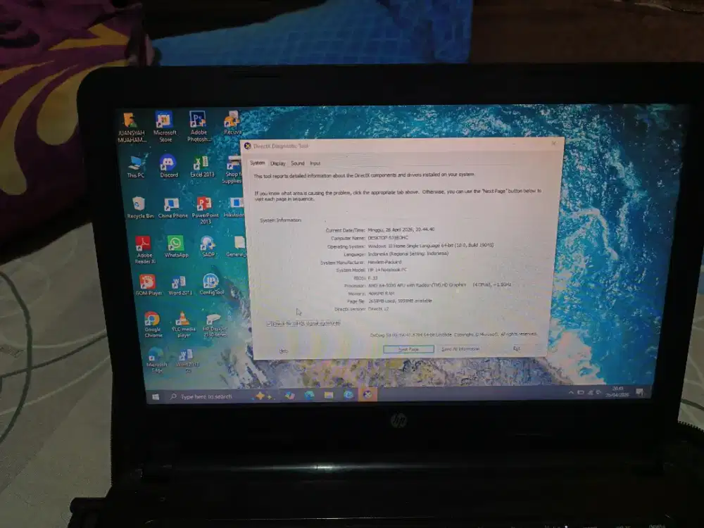 Forsale laptop HP