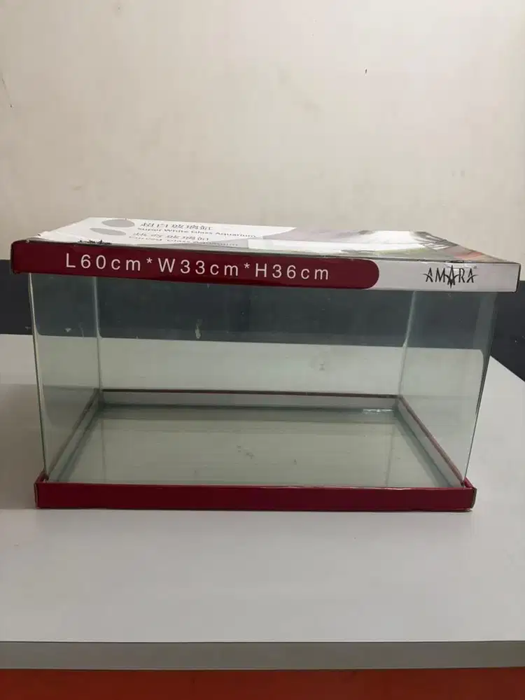 Dijual Aquarium Bending 60cm + Pomp Sump Haidewell