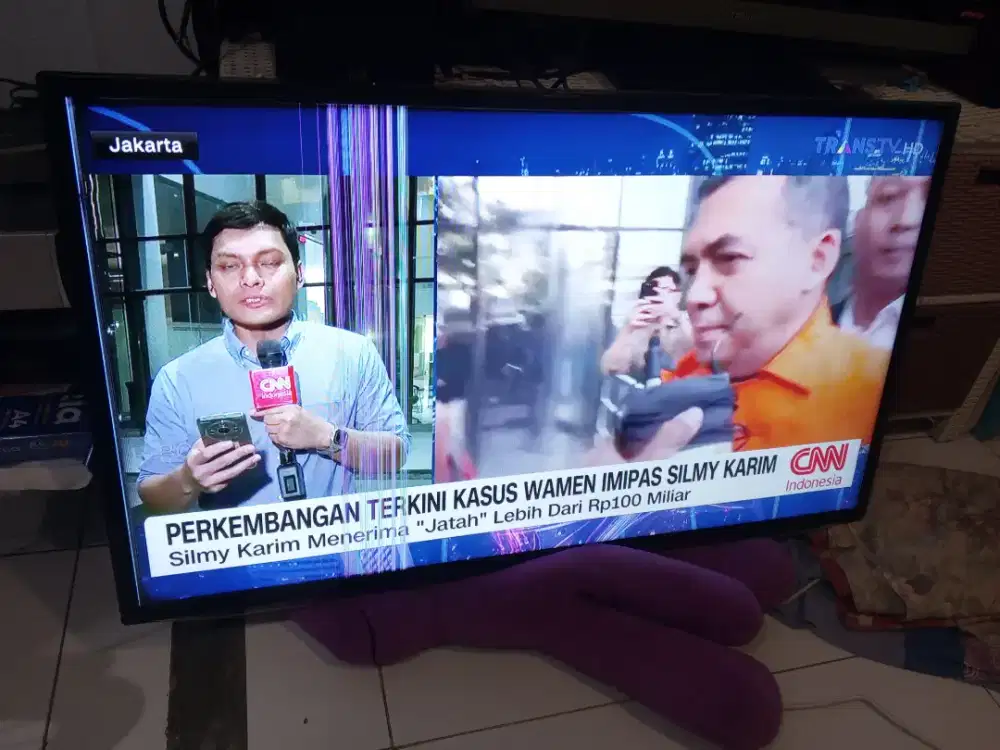 Tv LED 46inc Samsung minus garis seperti di foto Rp.500rb