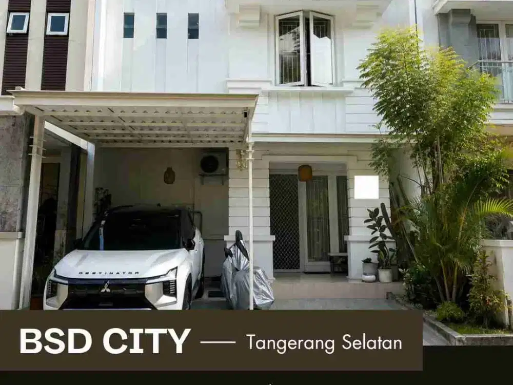Rumah Semi Furnished De Latinos BSD 3 Kamar Luas 115m Dekat Rawabuntu