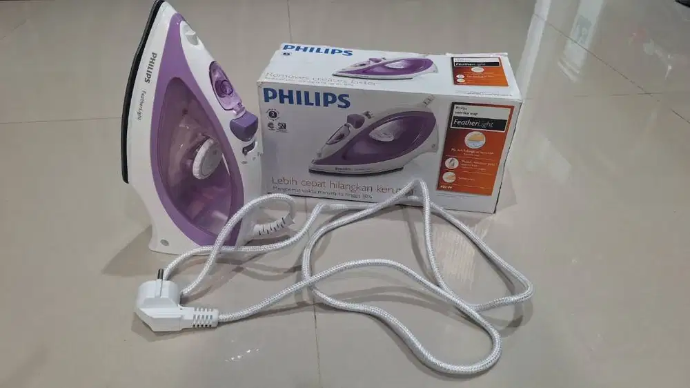 [LIKE NEW] Setrika Uap Philips GC1418/25 (Ungu), Sangat Jarang Dipakai
