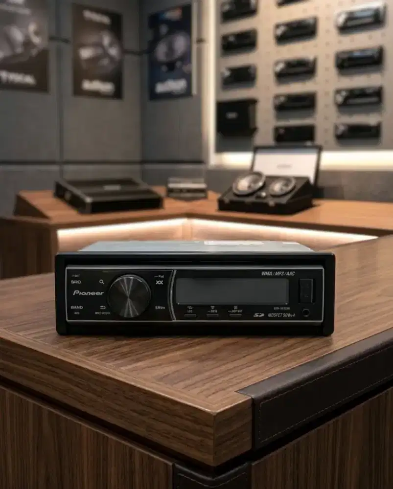 Head unit/ tape mobil pioneer DEH-9350sd
Mosfet 50w x 4