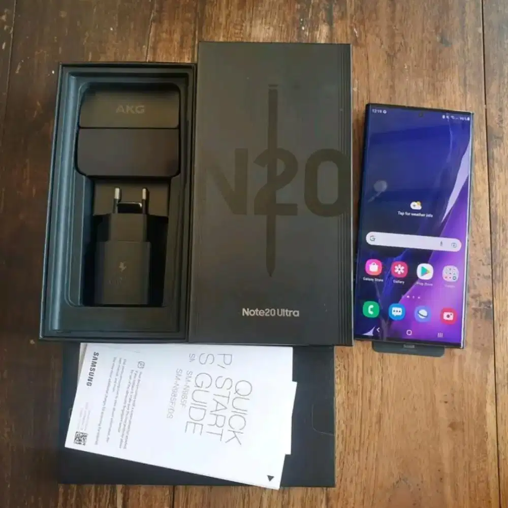 Galaxy Note20 Ultra SEIN Mulus Lengkap Ori Samsung Note 20 Ultra Black