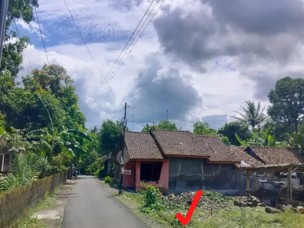 Tanah Kavling SHM Luas 122 m² di Seyegan - Lebar Depan Ideal 6,5 Meter, Harga Nego