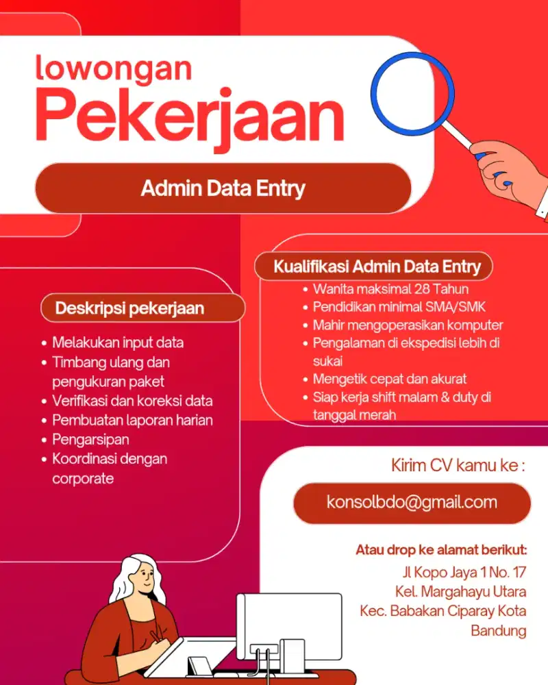 LOKER ADMIN DATA ENTRY