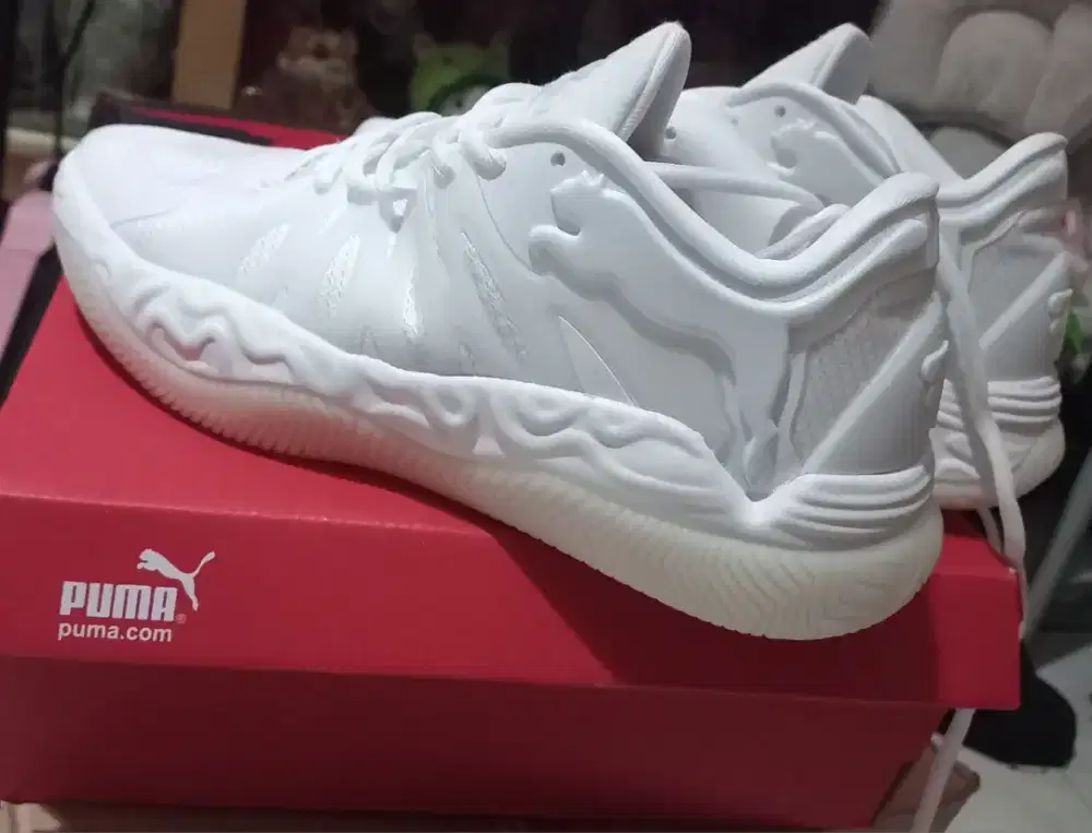 SEPATU PUMA HALIBURTON All White
