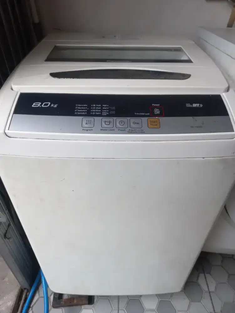 Panasonic Top loading 8 kg NA F80B5