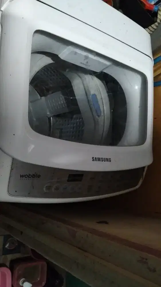 [Rusak] Dijual Mesin Cuci Samsung 8kg Top Load  Kelistrikan Normal