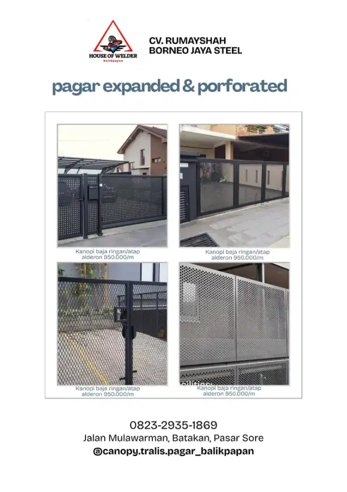 PAGAR EXPANDED DAN PORFORATED