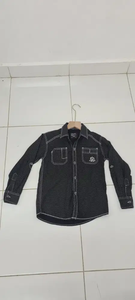 Kemeja anak laki laki premium, kemeja anak tangan panjang